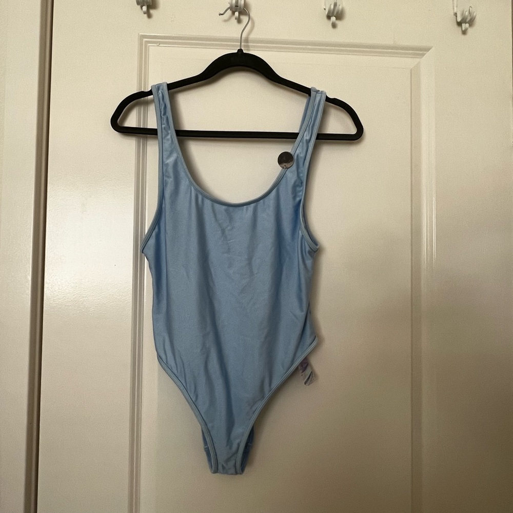 F21 Light Blue One Piece Swimwear - new w/ tags